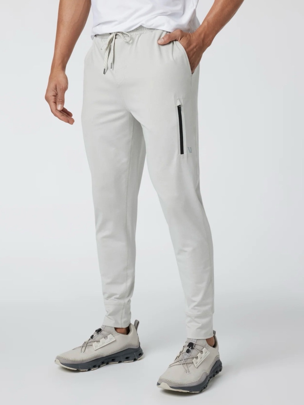 Vuori Sunday Performance Jogger Light Beige Small